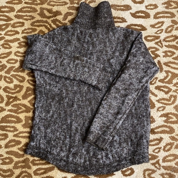 J. Crew Alpaca Wool Blend Turtleneck Sweater Women’s XS pullover brown Preppy - Picture 2 of 12